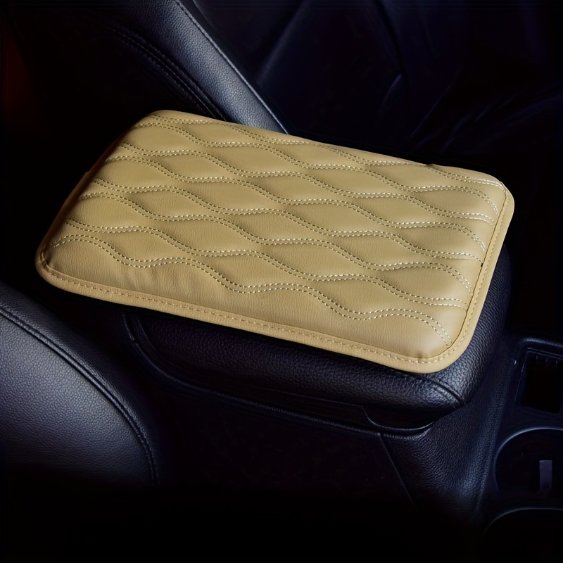 Car Armrest Box Cushion Foam Car Armrest Box Liner Pu - Temu
