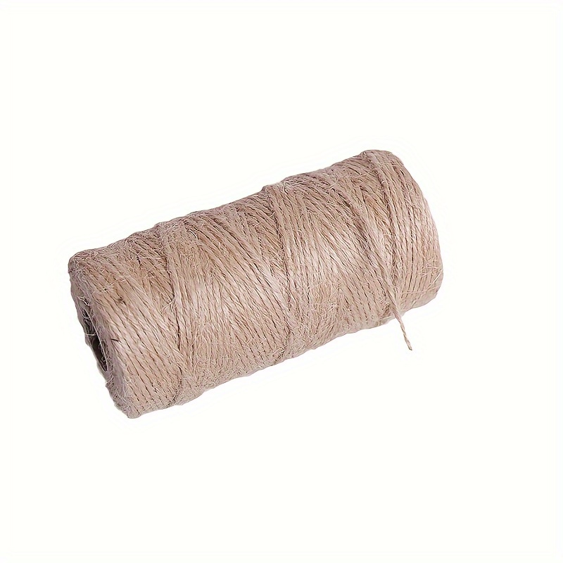 1 Roll, Natural Jute Twine Durable Packing Materials Brown Twine Jute Rope,  String 393.7 inch For Gift Packing And Arts, Crafts And Gardening And Deco