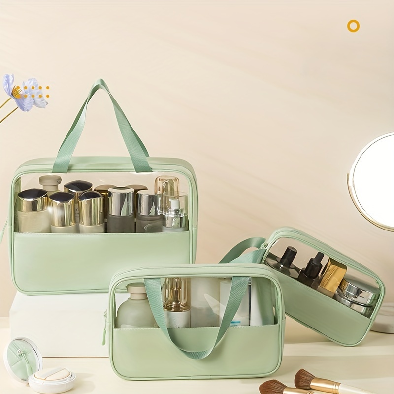 Clear Make Up Toiletry Travel Makeup Organizer Bag For Women Portable  Travel Toiletry Cosmetic Purse Pouch Bag Perfect For Business Or Personal  Travel