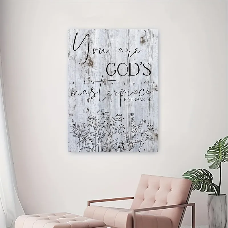 Wall Art Canvas Print, Inspirational Poster, Black And White Painting,  Rustic Farmhouse Wall Picture, Motivational Quotes Artwork, For Bathroom  Bedroom Office Living Room Home Wall Decor, No Framed Temu Australia