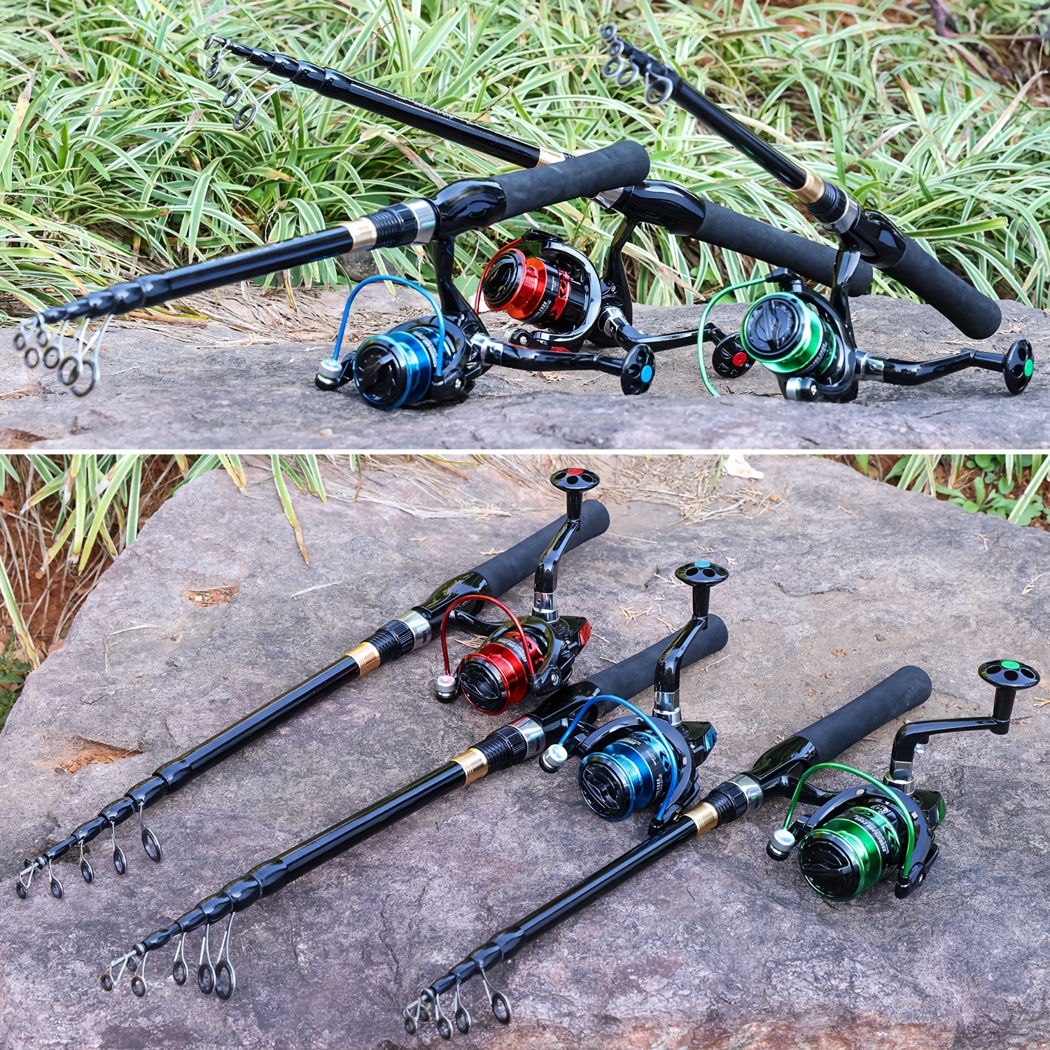 Sougayilang Compound Fishing Bow Set Rods And Reels With 5.2/1 Gear Ratio,  1.8/2.1m Max Drag Rod For Freshwater Bass 231030 From Ren06, $24.24