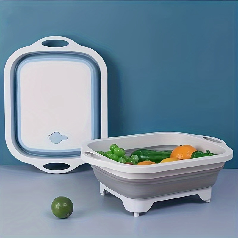 Tabla De Picar Plegable Y Escurridor Multifuncional Cocina 