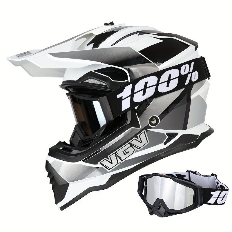 Casco Moto Integrale Approvato Dot Per Adulti Atv Motocross Off