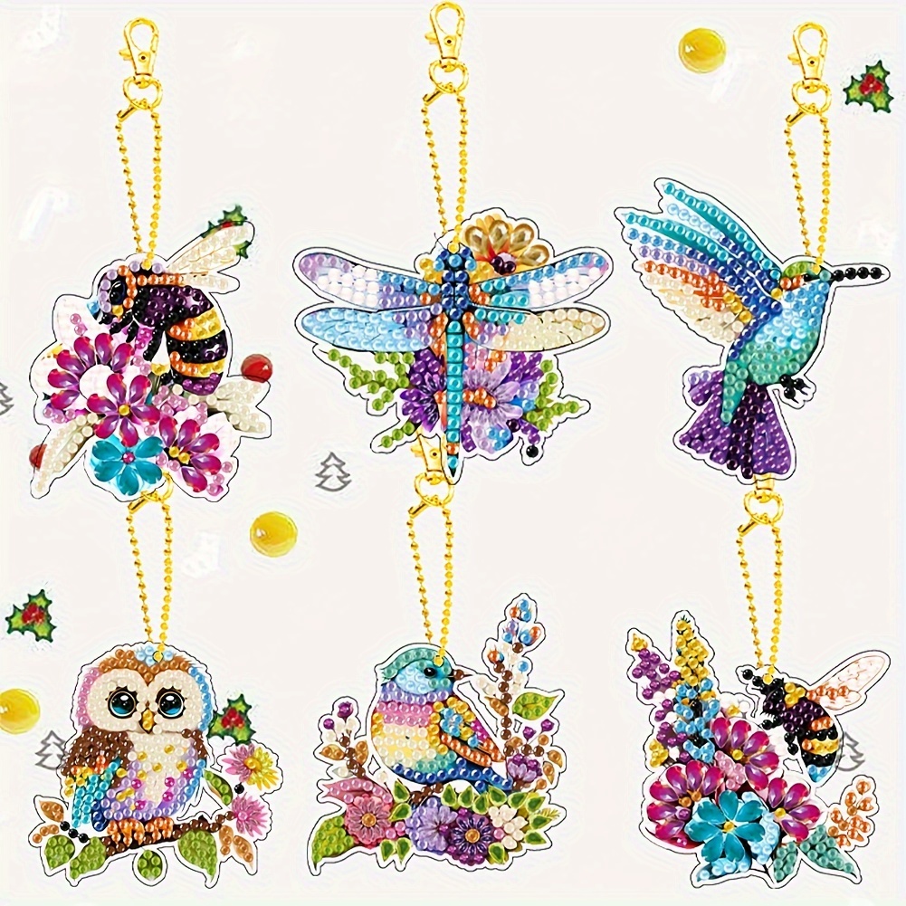 5/6/7PCS Colourful Turtle Garden Butterfly Diamond Painting