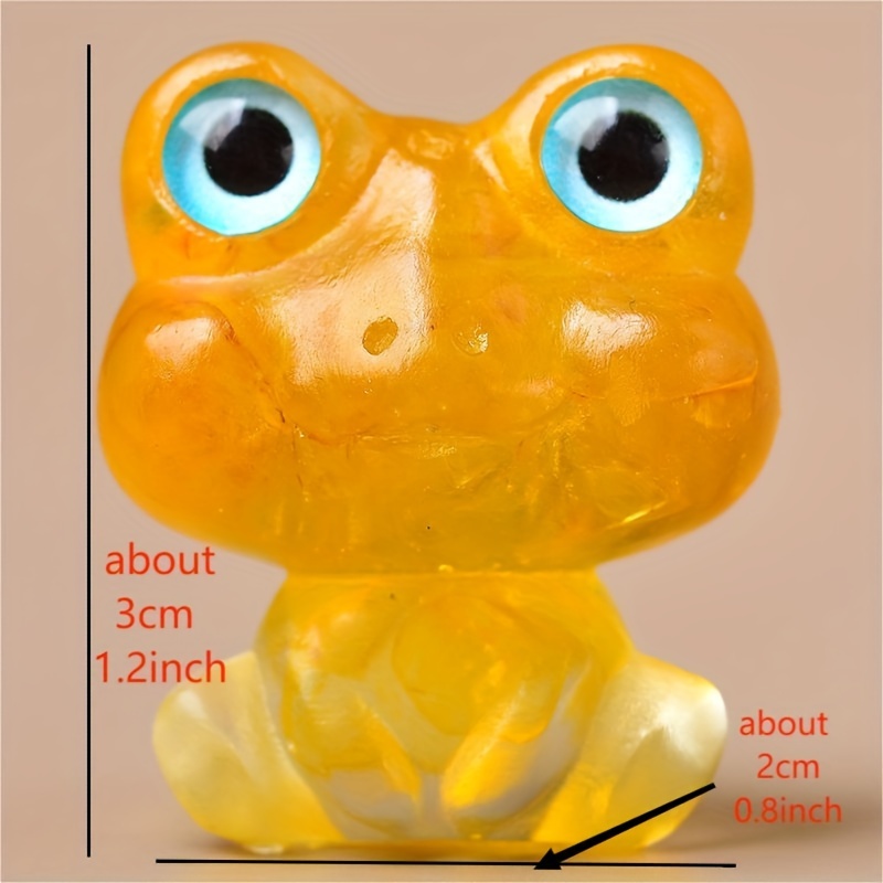 1Pc Fealistic Frog Rubber Frog Figurine Realistic Nice Decorative