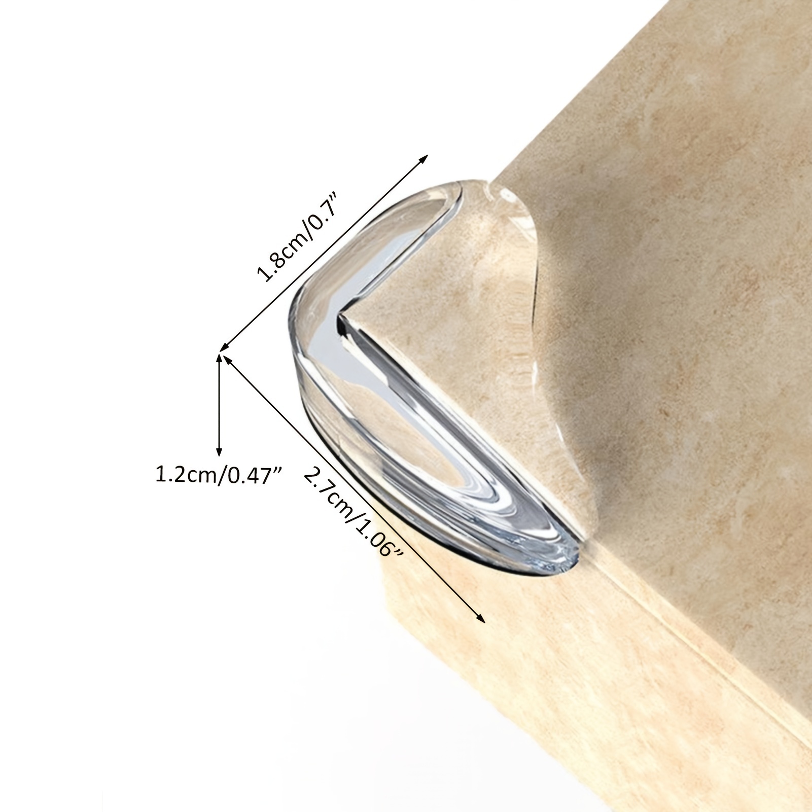 10 Pièces Coin Anti-collision De Type Goutte D'eau, Coin Anti-collision  Transparent Épaissi Pour Meubles, Table En Verre, Protection De Coin De  Table En Silicone Pour Table À Café, Mode en ligne