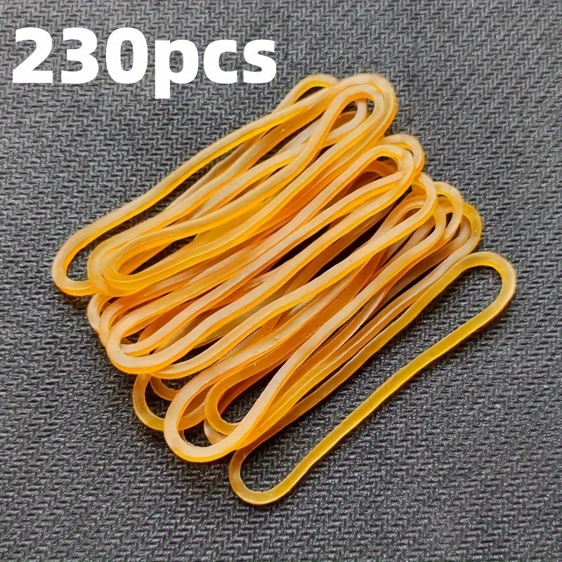 Frcolor Rubber Bands Bands Elastic Stretchable Heavy Band Duty Small Thick  Rubberbands Cash Money Yellow Office Colored Band 