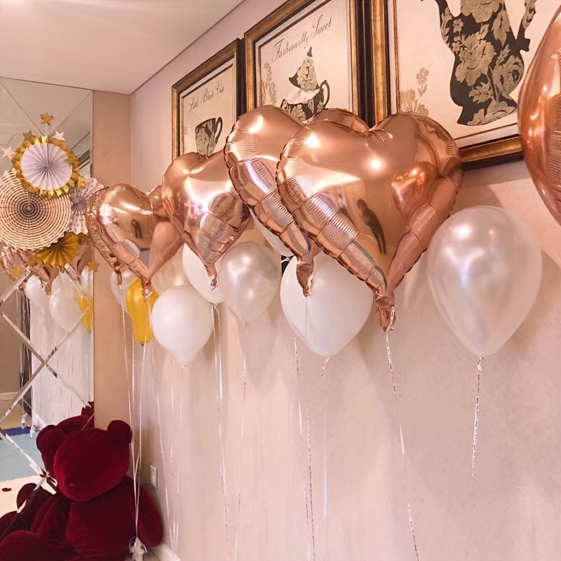 10 Pezzi Palloncini In Alluminio A Forma Cuore Decorazioni - Temu Italy