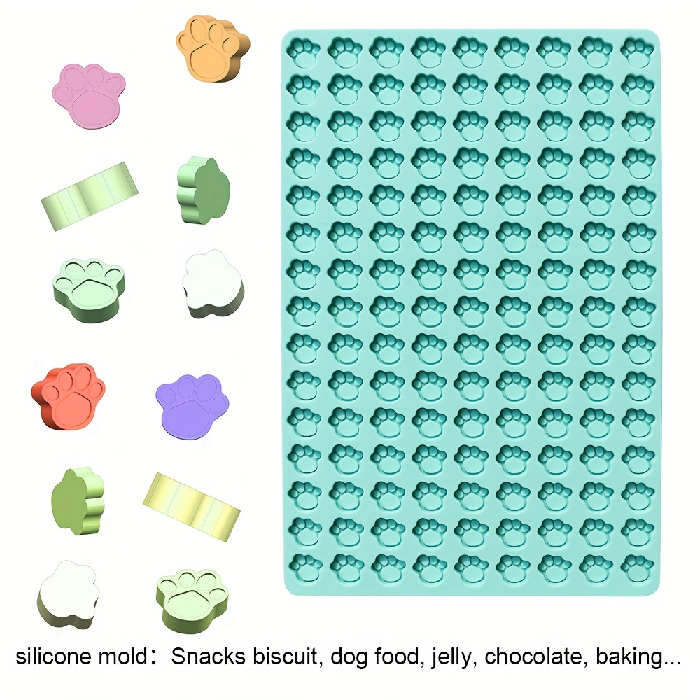6PCS Silicone Molds Puppy Dog Paw and Bone, Elegant Chocolate Molds for  Baking, Non-Stick gummy molds, Dog Treat Molds, Used for Chocolate