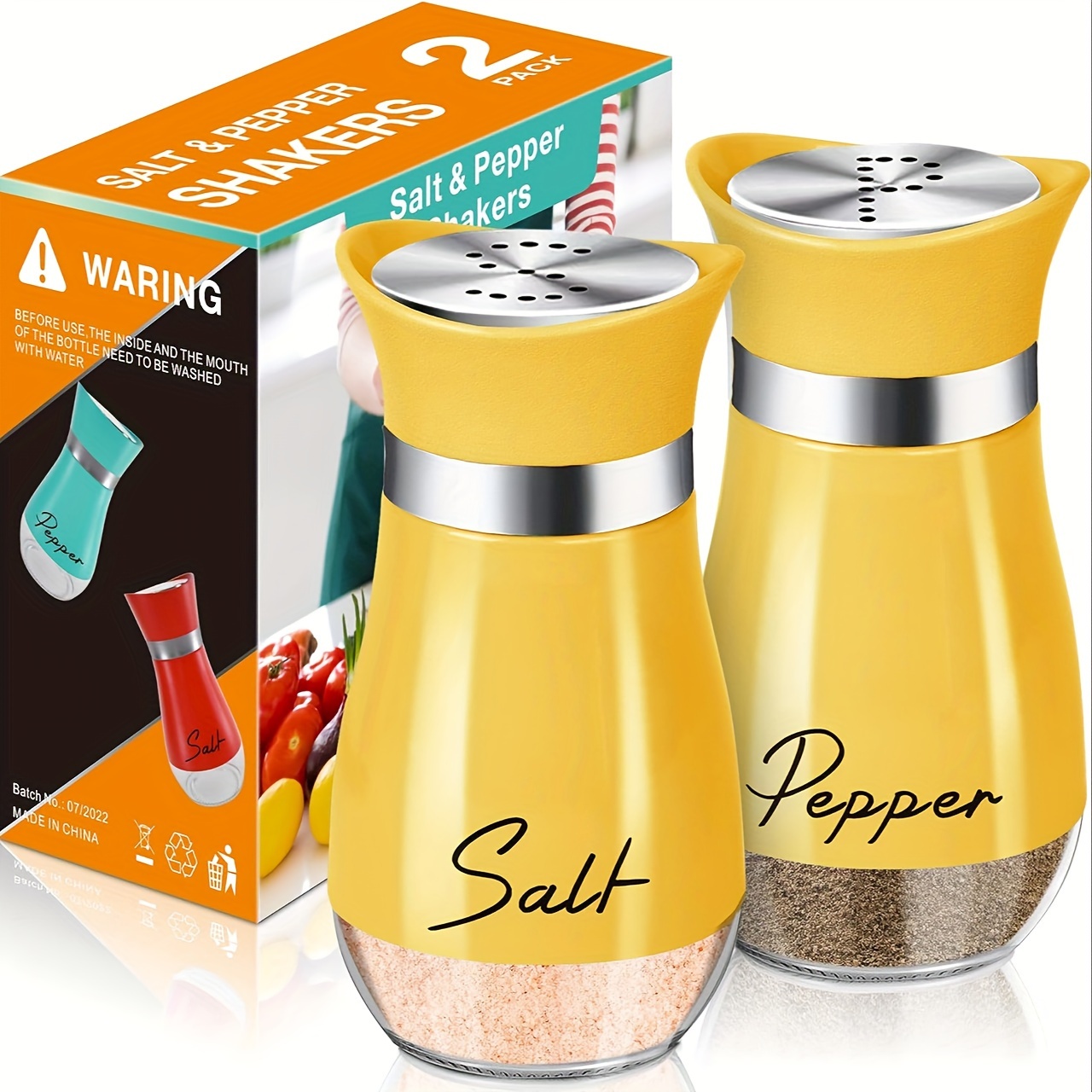 Glass Seasoning Bottle, Pepper Powder, Kitchen Spice Jars, Barbecue Flavor  Salt Jar, Kitchen Seasoning Box, Household Seasoning Jar Combination Set  Party Favors Chrismas Gifts, Halloween Gifts Kitchen Stuff Bbq Accessories  - Temu