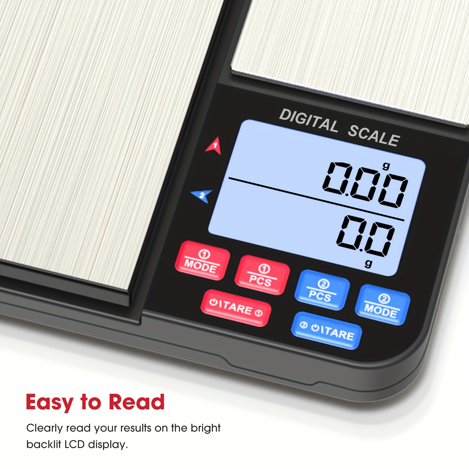 Báscula digital de cocina báscula de alimentos, báscula de cocina USB,  escala de alimentos de 0.04 oz/1 g, 11 lb/5 kg, función de pantalla LCD