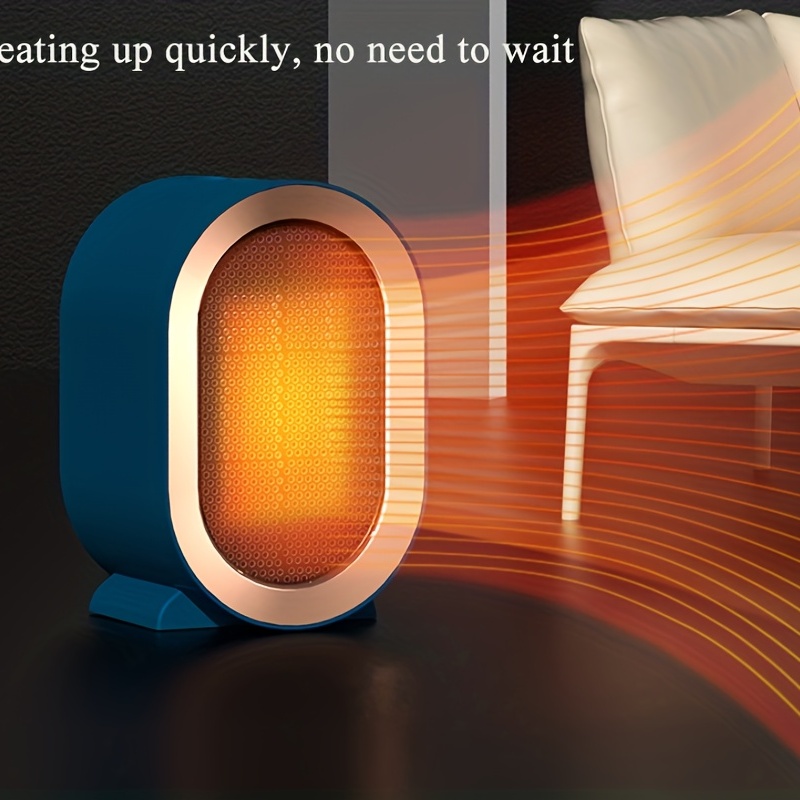 Portable Electric Space Heater With Thermostat Safe And - Temu