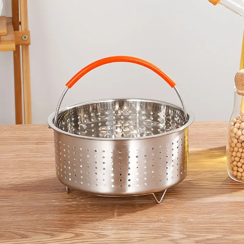 3qt/6qt/8qt Stainless Steel Steamer Basket For Pressure Cookers