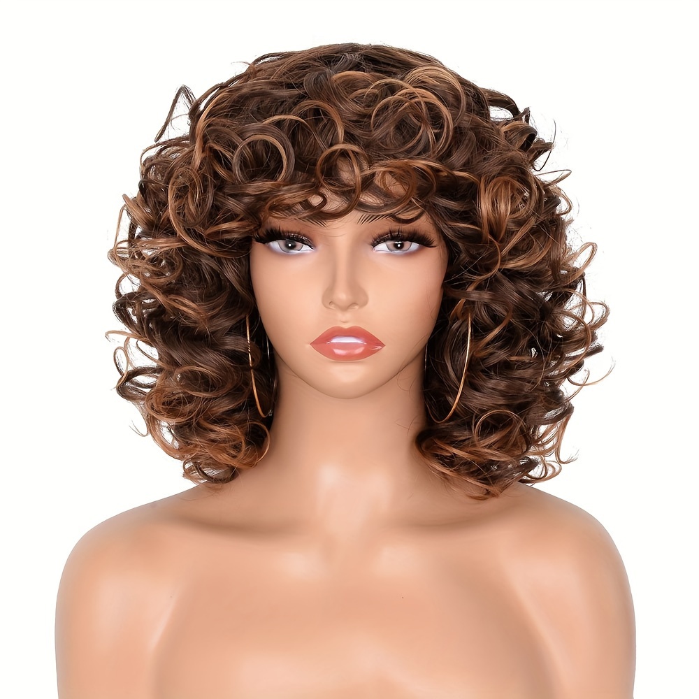 Brown wig big w sale