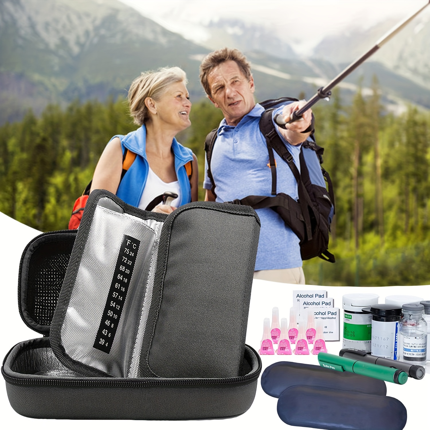 Insulin Cooler Travel Case Diabetic Insulated Organizer - Temu Canada