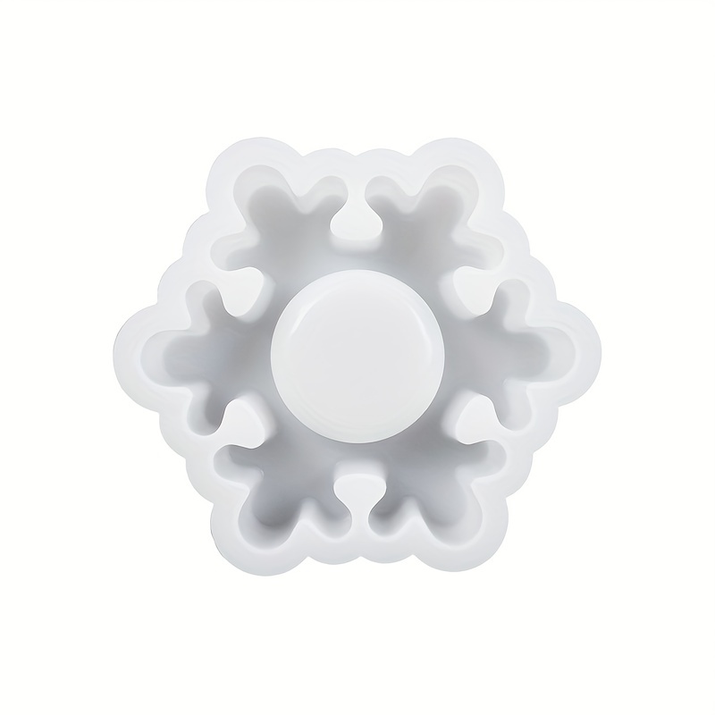 2 Resin SNOWFLAKE MOLDS, Silicone Mold 1.5 Diameter, Tol0901 