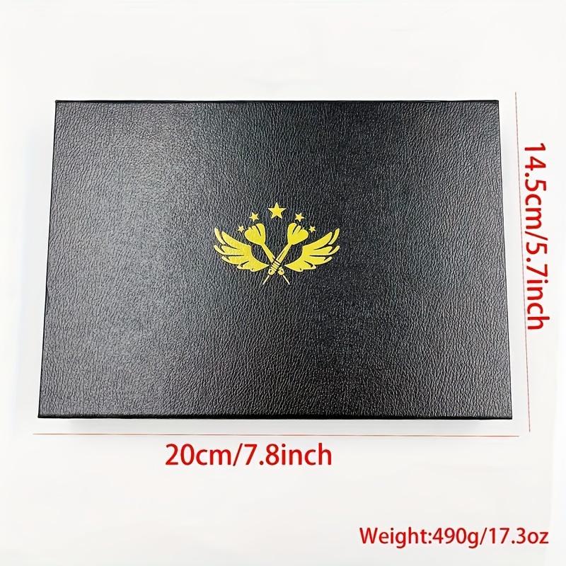 CC-Exquisite Set De Fléchettes Pro – 6 Fléchettes Pointes Acier, 12 Ailerons, 12 Tiges Alu, Joints Toriques – Personnalisable