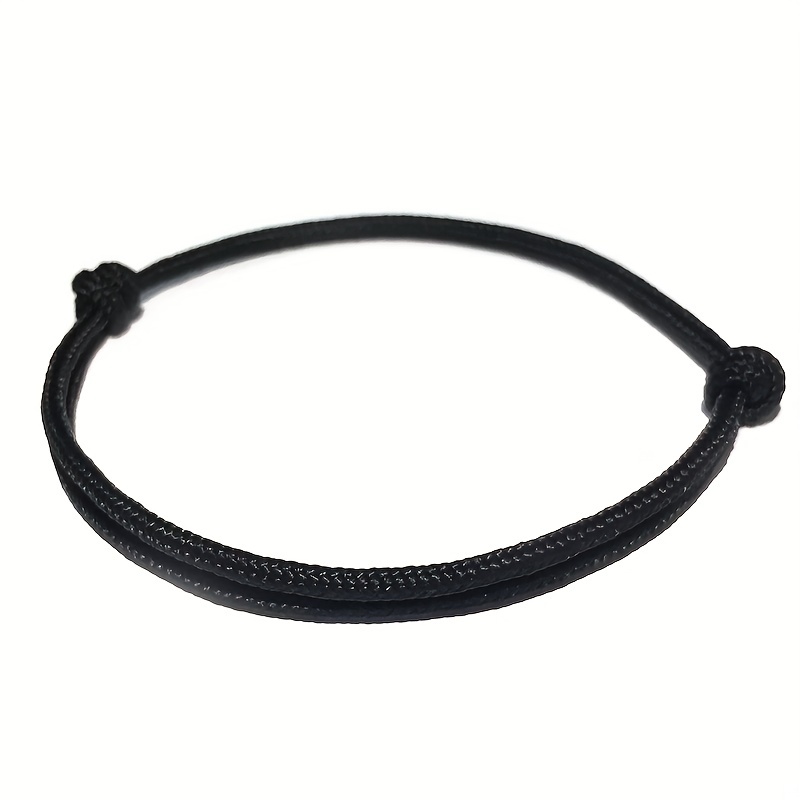 Bohemian Red String Anklet, Minimalist Ankle Bracelet