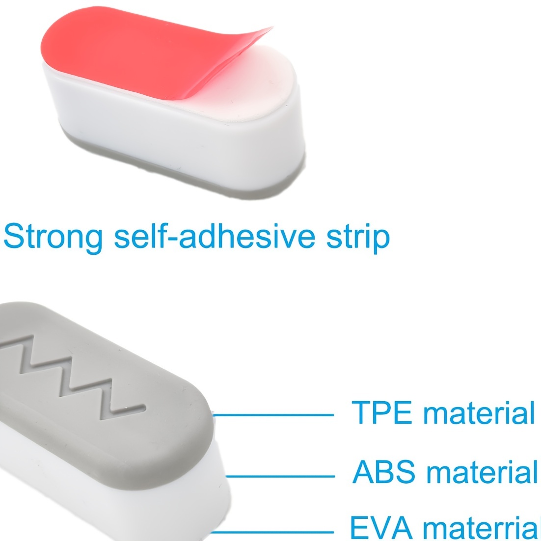 4pcs Toilet Seat Bumper, Bidet Seat Bumpers With Strong Buffer And Adhesive Function For Bidet Attachment, Keep Your Toilet Seat More Secure And Comfortable Toilet Bumper