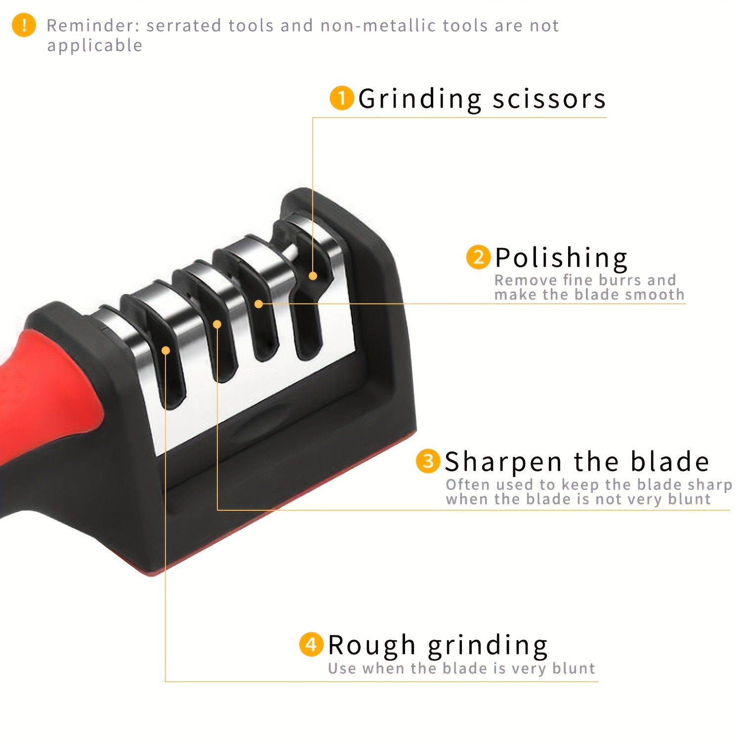 Sharpening Made Easy: 2-in-1 Kitchen Knife & Pocket Knife Sharpener For  Outdoor Knives & Scissors - Temu