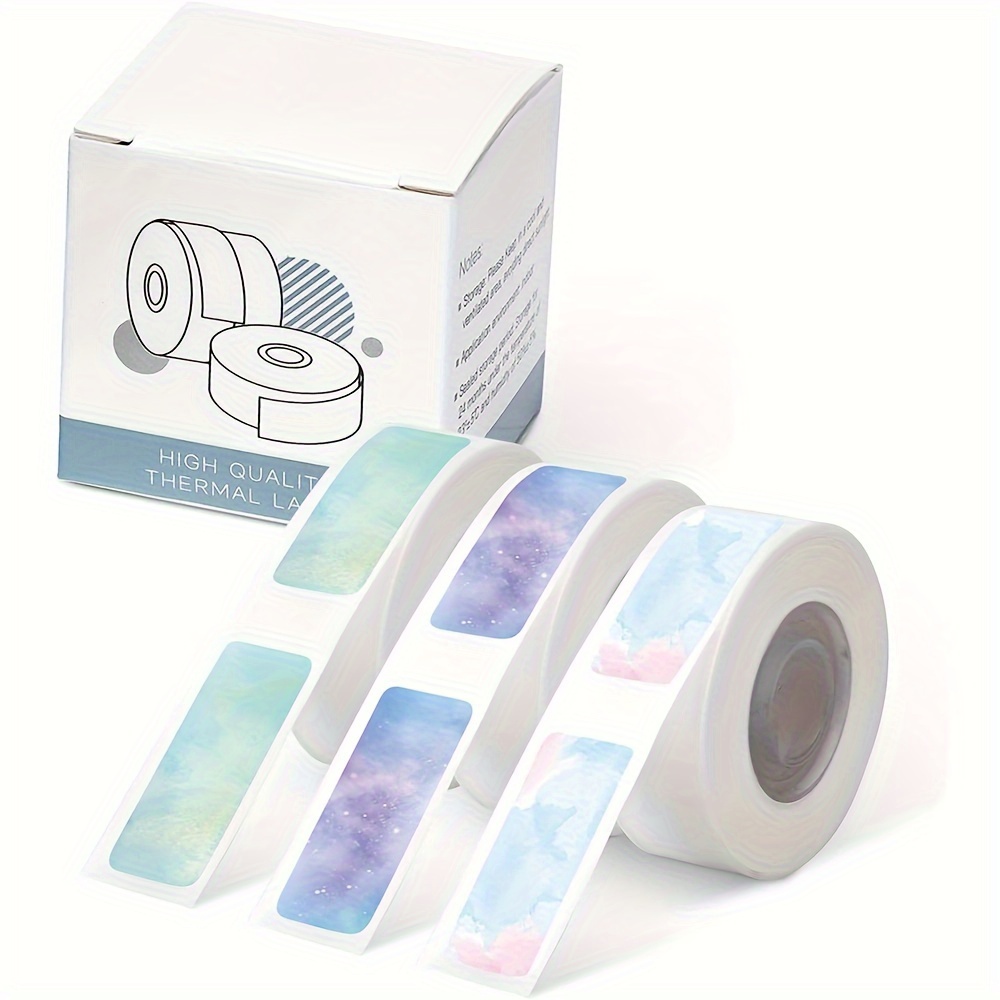 Q30 Q30s Q31 Q32 D35 Label Maker Tape Galaxy Pattern Waterproof