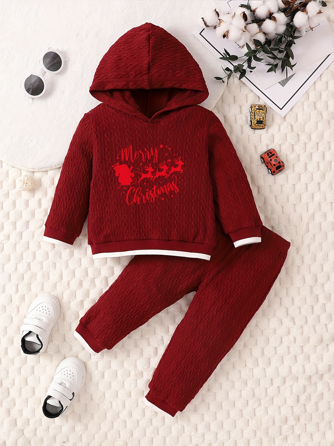 2pcs Conjunto De Ropa De Invierno Para Niños Niña Bebé - Temu