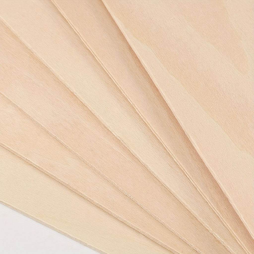 20 Pcs Wood Sheets 150x100x2mm,Unfinished Plywood Basswood Sheet,for Architectural Model Min House Building, Wood Burning Project and Other DIY Crafts