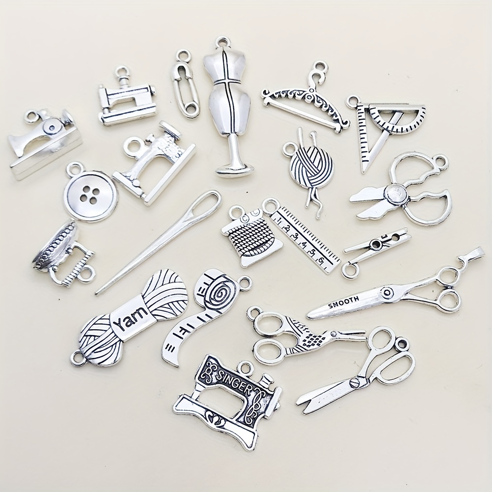  KMOSPAD 60 Pieces Antique Silver Book Charms Vintage Alloy  Notebook Diary Dangle Pendants Craft Supplies for DIY Necklace Bracelet  Keychains Jewelry Making, 6 Styles : Arts, Crafts & Sewing