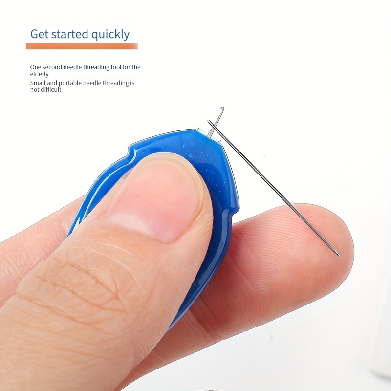  Enhebrador de agujas 5 tipos de combinación 8 piezas de rosca  de ojo pequeño Actualización Máquina de hilo para coser a mano (colores  aleatorios) : Arte y Manualidades
