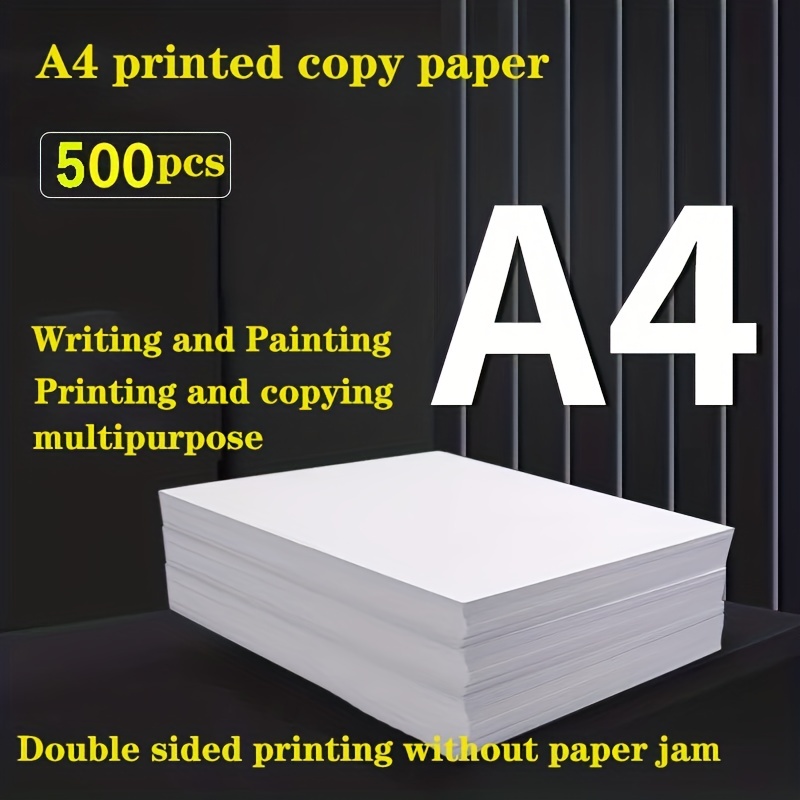 80g 100 sheets of a4 printing paper copy paper 210mm 297mm student draft paper painting white paper office supplies 1
