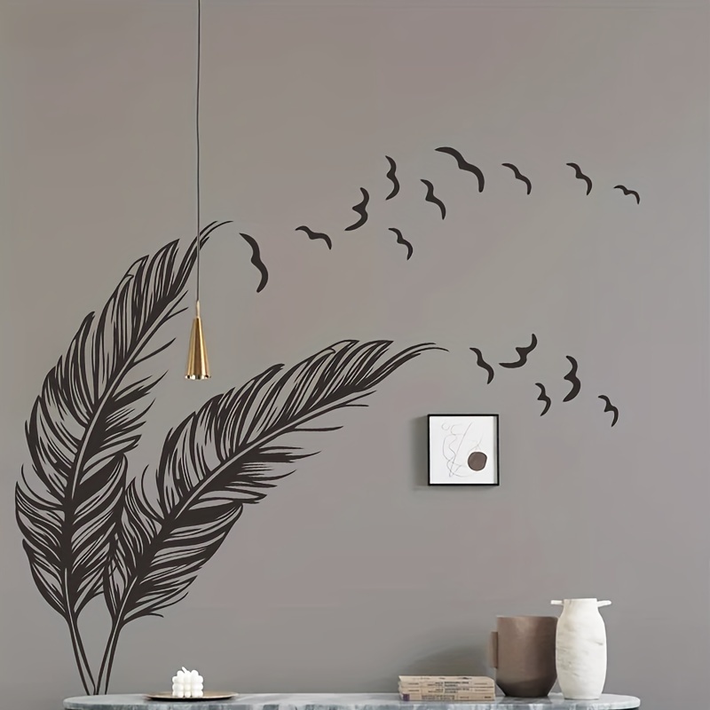 Wall Decals - & Stick For Bedroom, Living Room, Bathroom - Removable Diy Home Decor