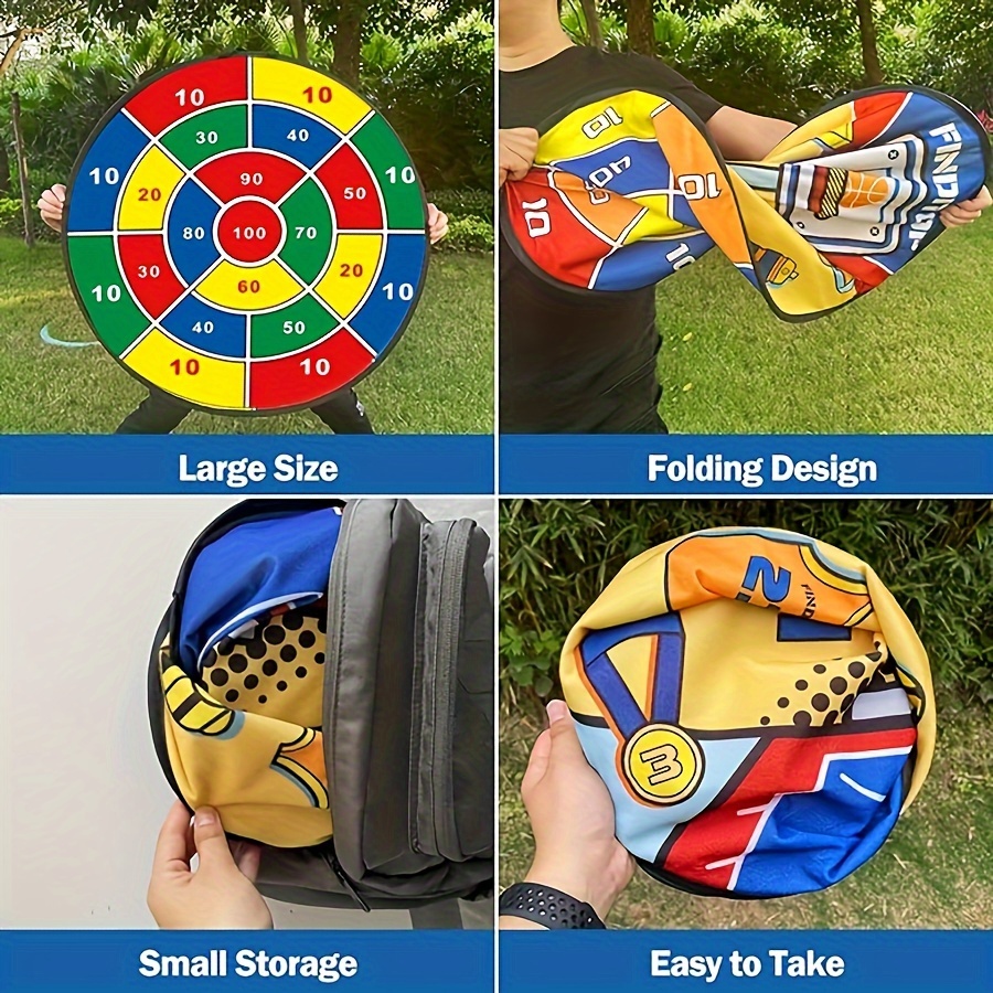 29-Inch Large Digital Dartboard with Hook and 8 Balls, Bristle Surface, Mixed Colors, Suitable for Ages 3 and Up
