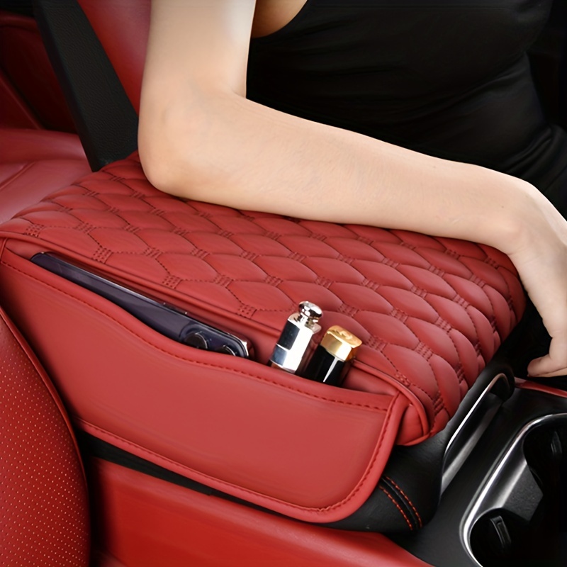Edylinn Car Center Console Armrest Pad Cover Cushion, Car Interior Soft  Armrest Compatible With Maruti Suzuki Gypsy MG-410 - Red : : Car &  Motorbike
