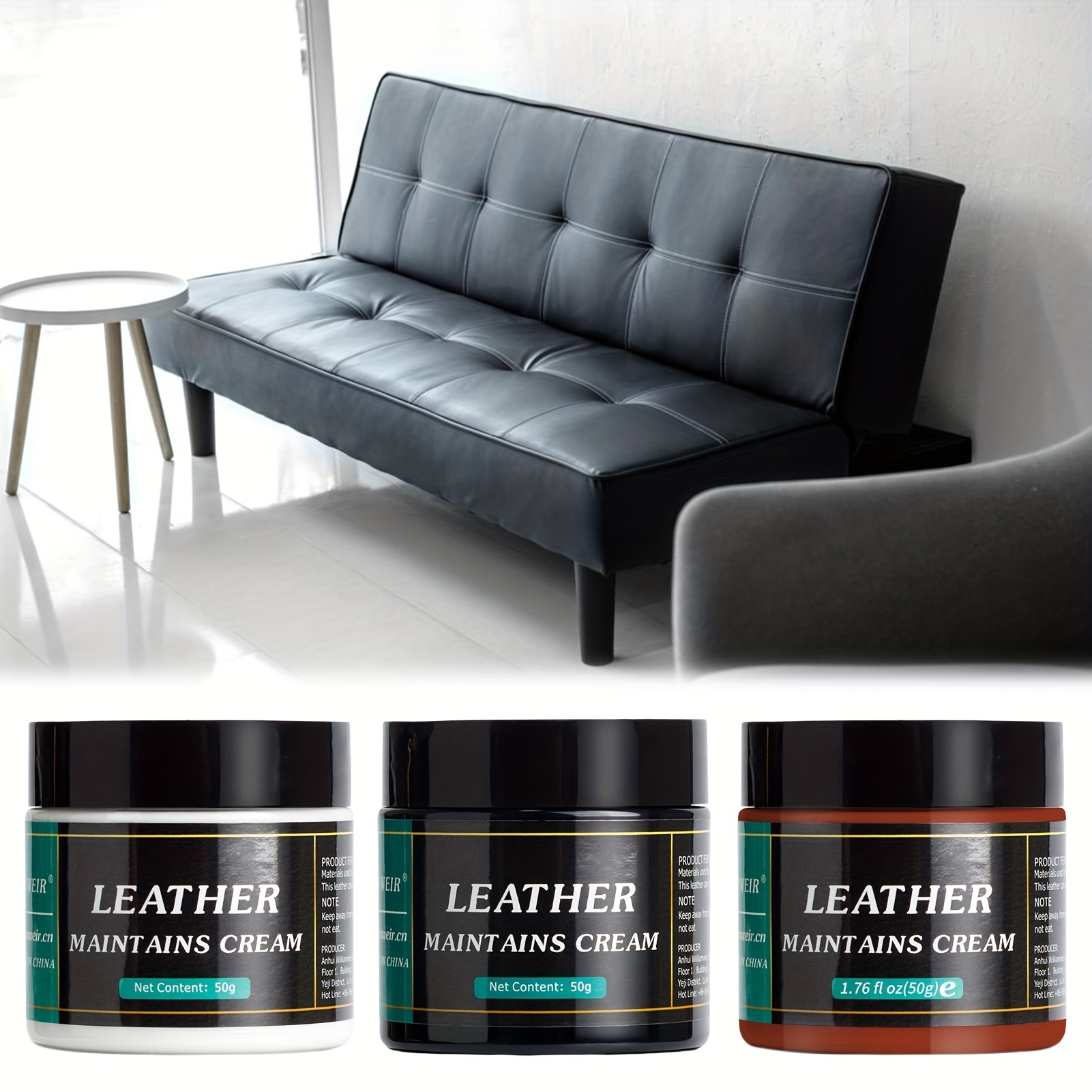 1PC Car Leather Seat Maintenance And Care Oil, Interior Polishing,  Refurbished Leather Sofa Cleaning, Stain Removal, Multifunctional  Maintenance Cream