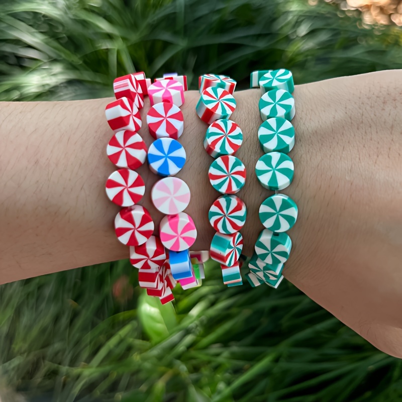 DIY CANDY JEWELRY-candy bracelet-earings and ring-Polymer Clay