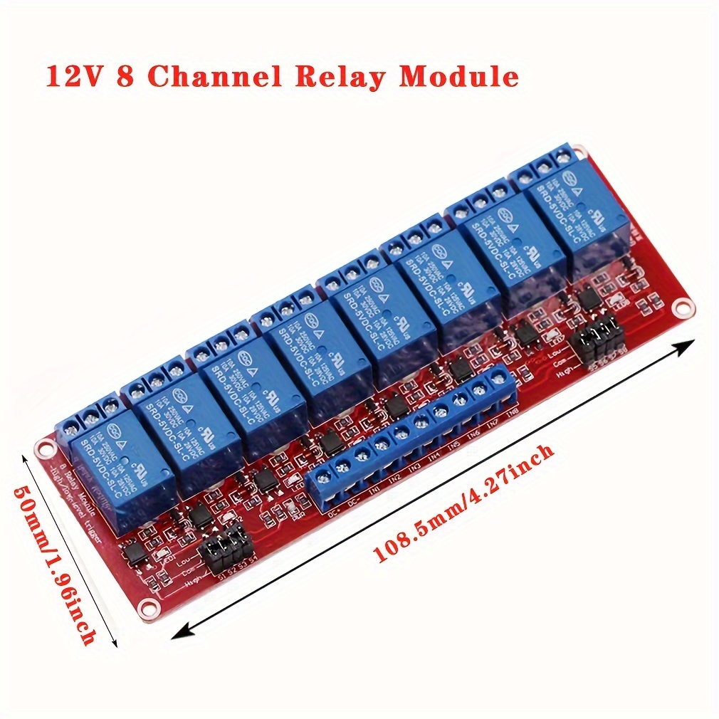 Scheda relè 12Vdc 1 canale Relay shield Arduino con Optoisolatori 12V  Arduino