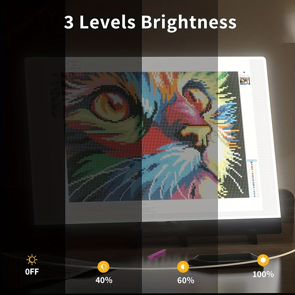 A4 LED Light Pad For Diamond Painting 5D Diamond Embroidery Light Board  Tool _S*