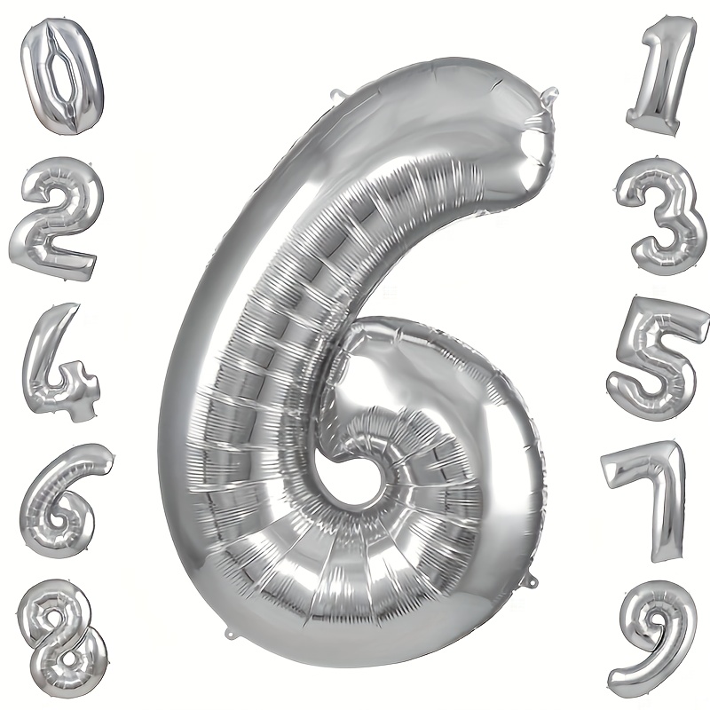 Palloncini con numeri da 32 pollici decorazione per feste di compleanno  palloncino con cifre a elio