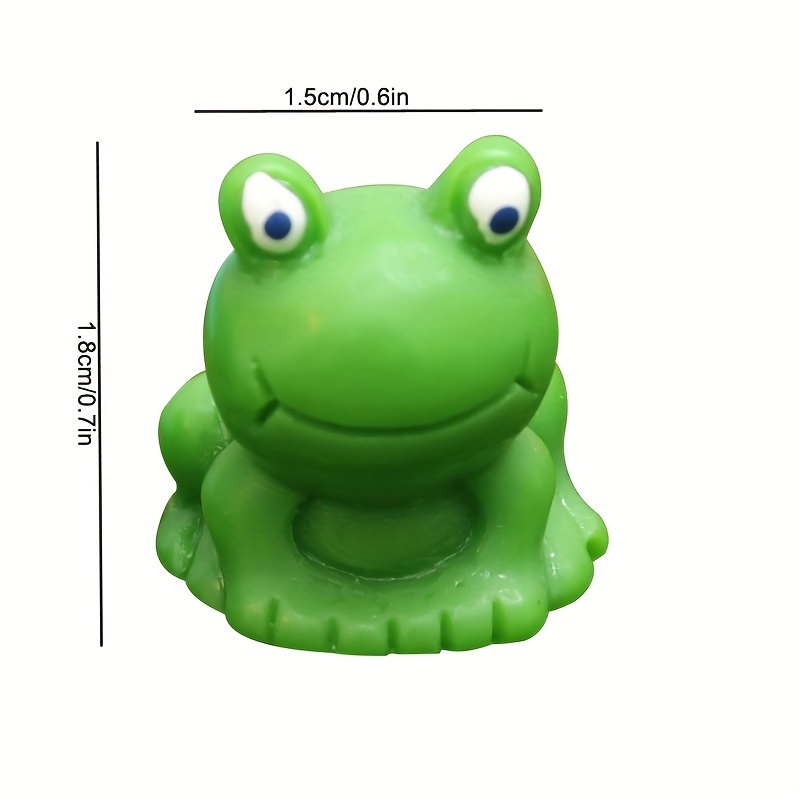 Mini Resin Frog Statues Green Small Micro Plastic Frogs Bulk - Temu