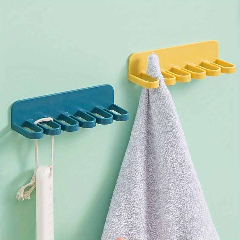 Creative Solid Wood Towel Hook Wall Kitchen Rag Storage Hook Free