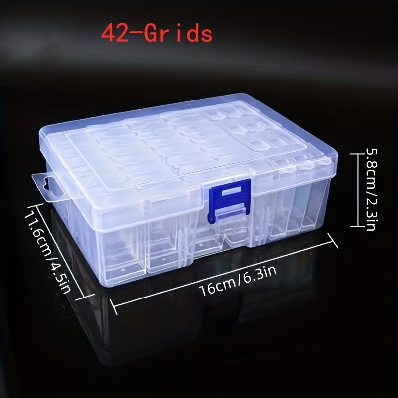 Clear Storage Box With Lid Multi grid Storage Organizer - Temu