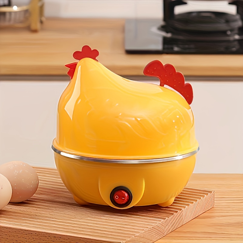 Chicken-Shaped Egg Cooker 4 Eggs Electric Cooker with Steamer Attachment  Safe and Healthy Microwave Egg Cooker for Home Kitchen - AliExpress