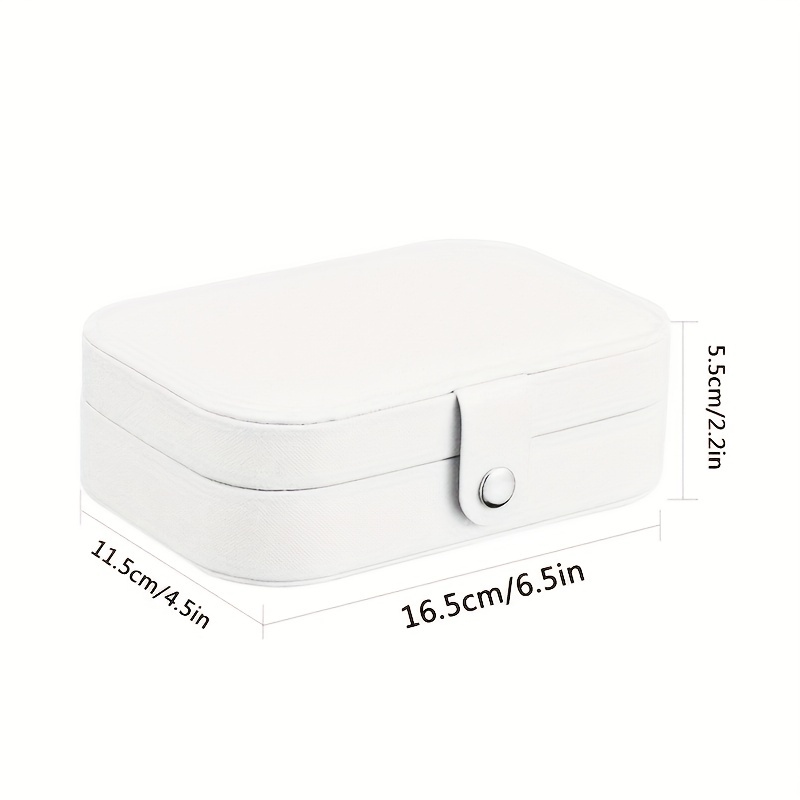 Double Layer Rectangular Jewelry Accessories Storage Box