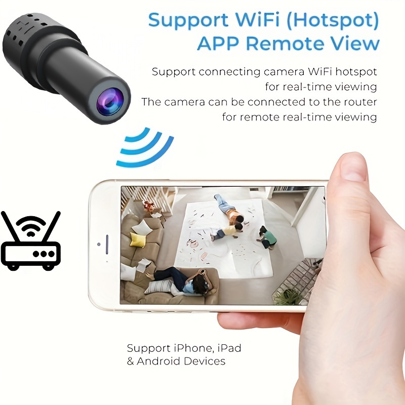 Caméra Ip Wifi Surveillance Bébé Babyphone Video Android Ios + Sd