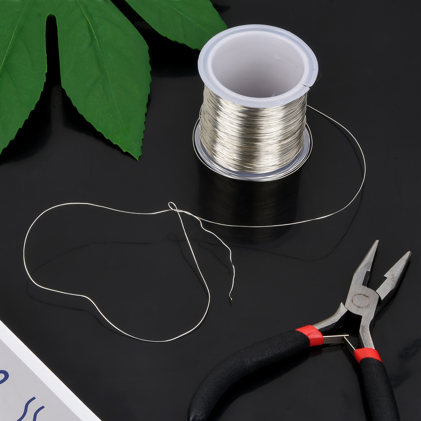 6 rollos de alambre de joyería para suministros de fabricación de joyas,  alambre para manualidades, alambre de cobre resistente al deslustre,  calibre