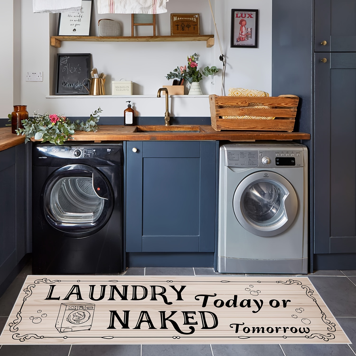 Washer and Dryer Countertop with Non-Slip Mat – Relodecor