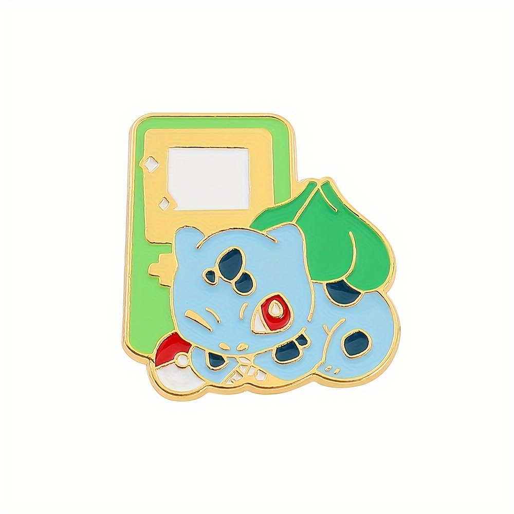Takara Tomy 1/4 Pcs Cute Pin Set, Fashion Chikorita Pikachu Turtwig Enamel Pin, Wallet Backpack Clothing Jewelry, Jewels, Accessories Gift for Men