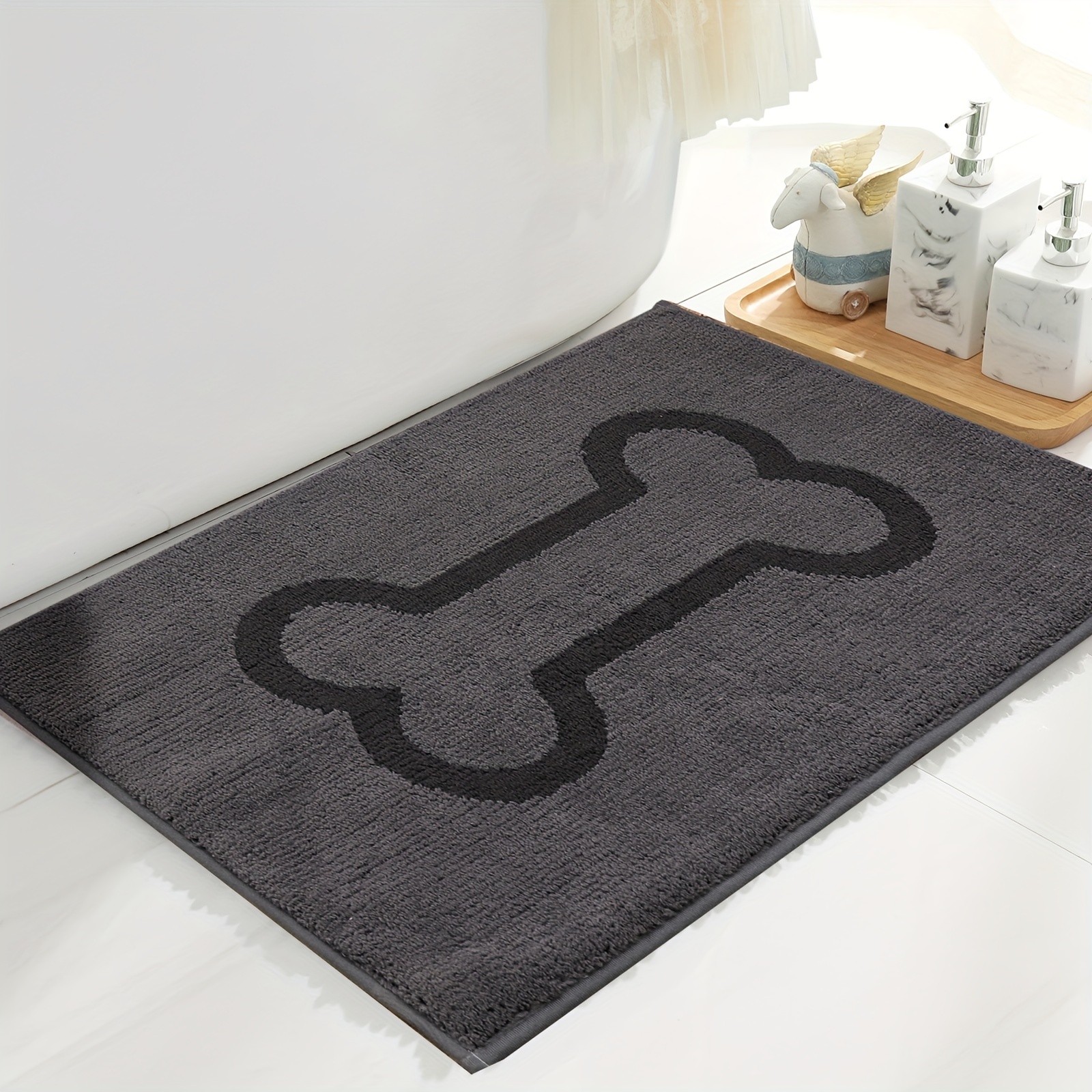 Color G 20x32 Super Absorbent Resist Dirt Entryway Rug, Non-Slip TPR  Backing Front Door Mat Indoor Entrance, Machine Washable Low-Profile Inside