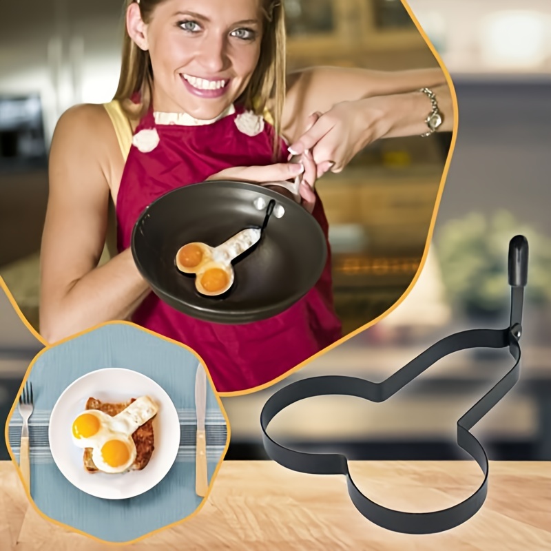 Funny Egg Fryer, Home Kitchen Spoof Omelette Fun Mold, Kitchen Gadgets -  Temu
