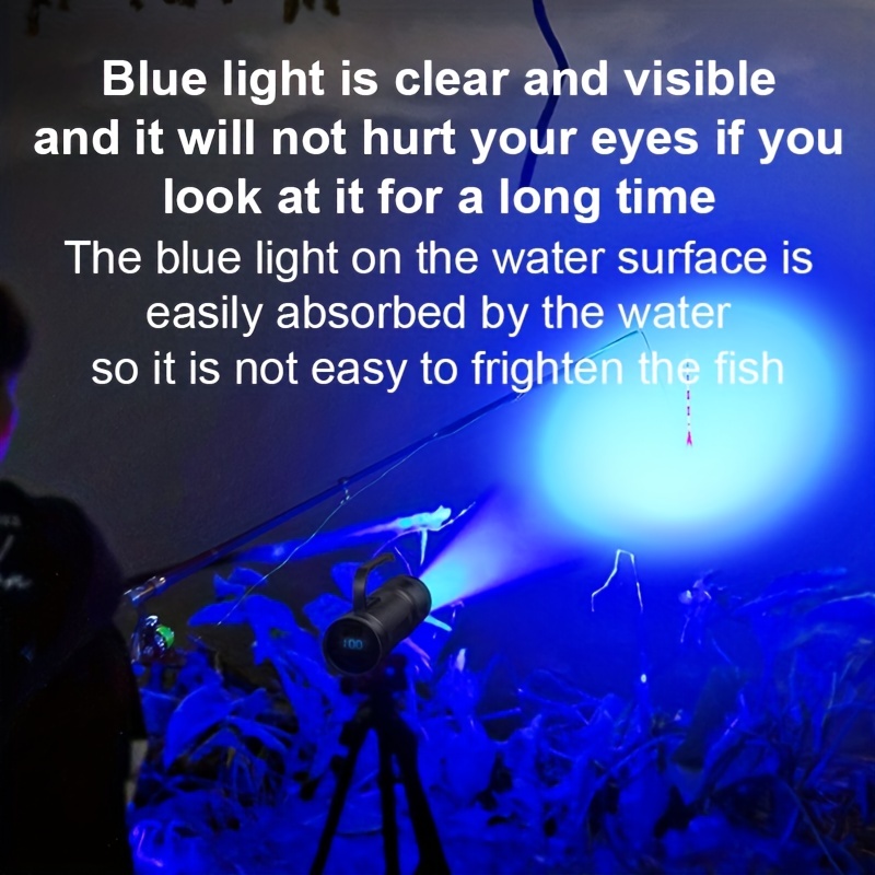Blue Light Fishing Flashlight, Blue Light Led Flashlight